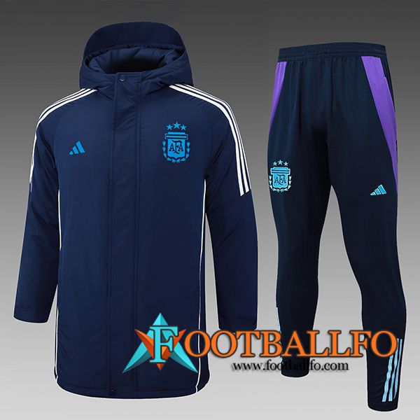 Chandal Plumas Con Capucha Argentina azul real 2024/2025