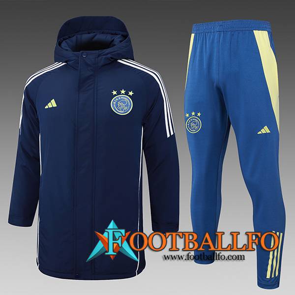 Chandal Plumas Con Capucha Ajax azul real 2024/2025