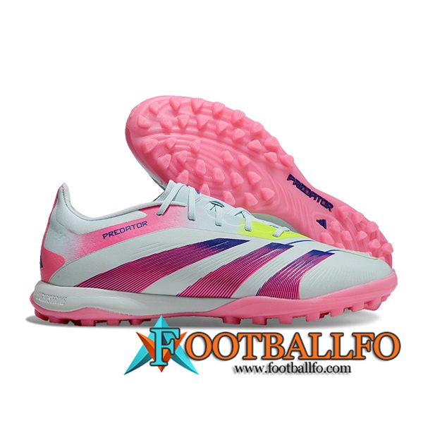 Adidas Botas De Fútbol PREDATOR 24 ELITE TF BOOTS Blanco/Rosa