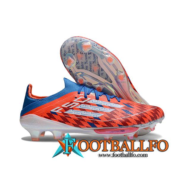 Adidas Botas De Fútbol F50+.1 FG Naranja/Negro/Azul