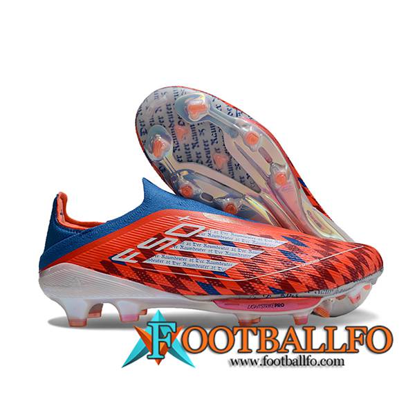 Adidas Botas De Fútbol F50+ FG Naranja/Negro/Azul