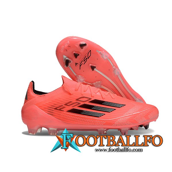 Adidas Botas De Fútbol F50 ELITE FG Naranja/Negro -02