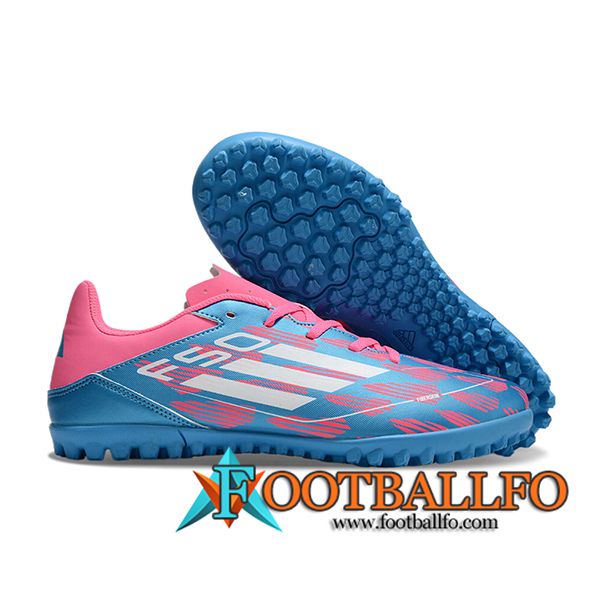 Adidas Botas De Fútbol F50 CLUB TF Azul/Rosa/Blanco