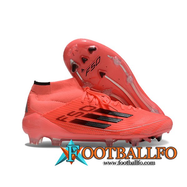 Adidas Botas De Fútbol F50 ELITE MID FG W Naranja/Negro