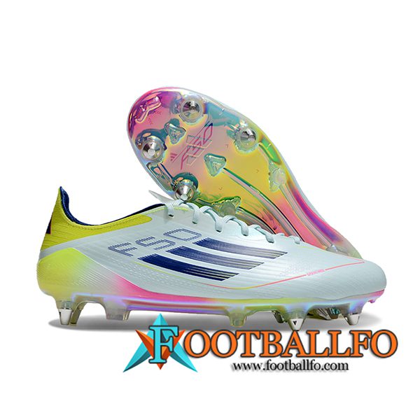 Adidas Botas De Fútbol F50 ELITE SG Azul/Violeta/Amarillo