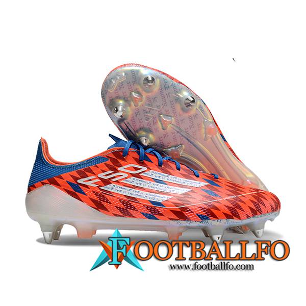 Adidas Botas De Fútbol F50 ELITE SG Naranja/Azul