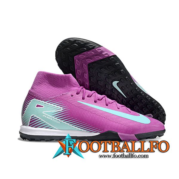 Nike Botas De Fútbol Air Zoom Mercurial Superfly X Elite TF Violeta/Azul