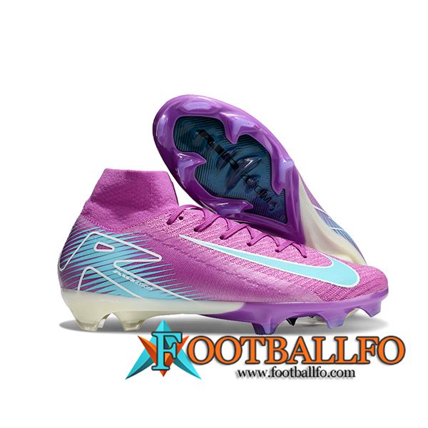 Nike Botas De Fútbol Air Zoom Mercurial Superfly IIX Elite FG Violeta/Azul