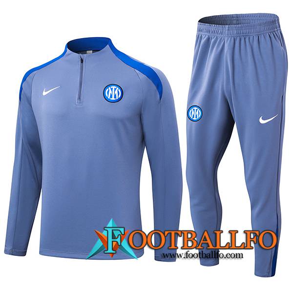 Chandal Equipos De Futbol Inter Milan Gris/Azul 2024/2025