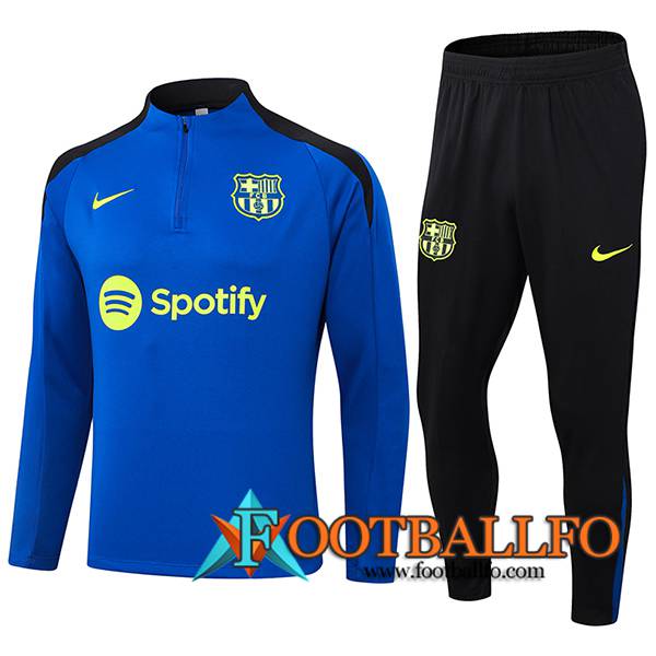 Chandal Equipos De Futbol FC Barcelona Azul/Negro 2024/2025 -03