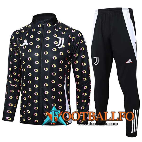 Chandal Equipos De Futbol Chaquetas Juventus Negro 2024/2025