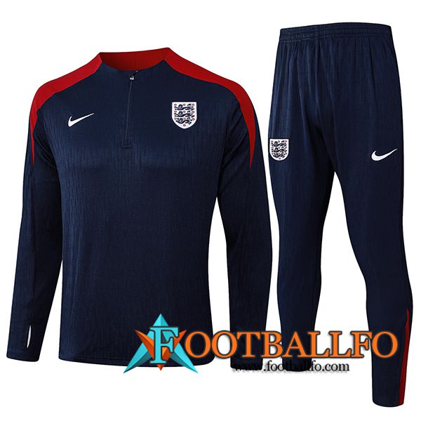 Chandal Equipos De Futbol Inglaterra Azul/Rojo 2024/2025 -02