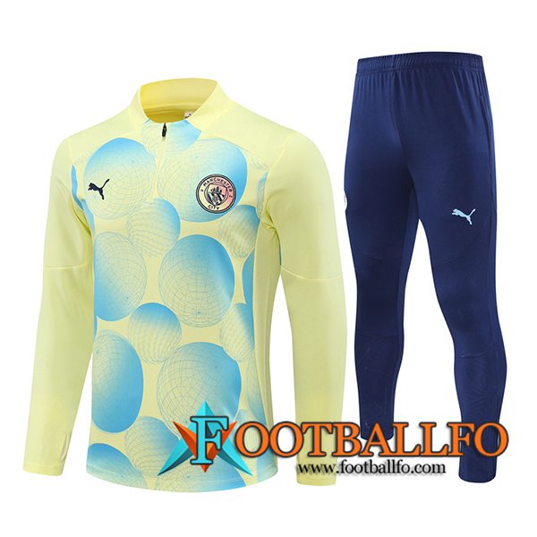 Chandal Equipos De Futbol Manchester City Amarillo/Azul 2024/2025