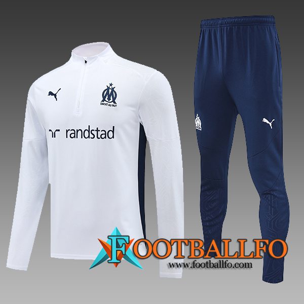 Chandal Equipos De Futbol Marsella Ninos Blanco/Verde 2024/2025 -02