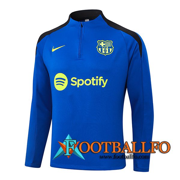 Sudadera De Entrenamiento FC Barcelona Azul/Negro 2024/2025