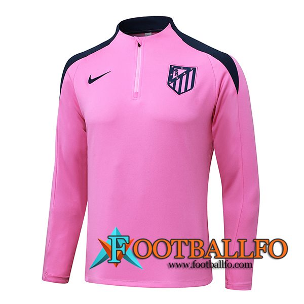 Sudadera De Entrenamiento Atletico Madrid Rosa/Azul 2024/2025