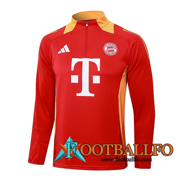 Sudadera De Entrenamiento Bayern Munich Rojo/Naranja 2024/2025