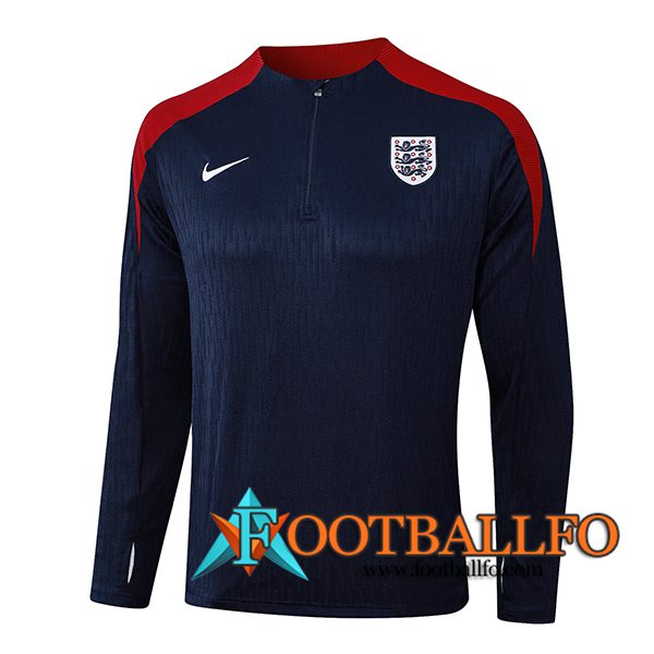 Sudadera De Entrenamiento Inglaterra Azul/Rojo 2024/2025