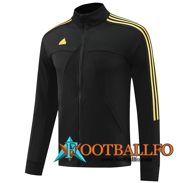 Chaquetas Futbol Adidas Negro/Amarillo 2024/2025