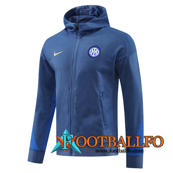 Chaqueta Con Capucha Inter Milan Azul 2024/2025