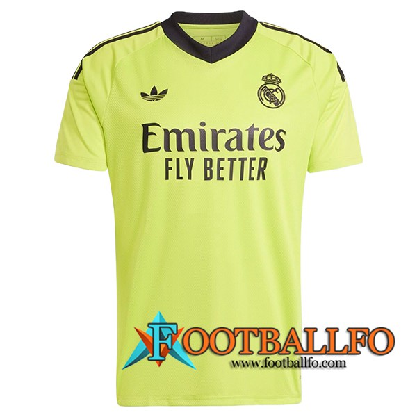 Camisetas De Futbol Real Madrid Portero Verde 2024/2025