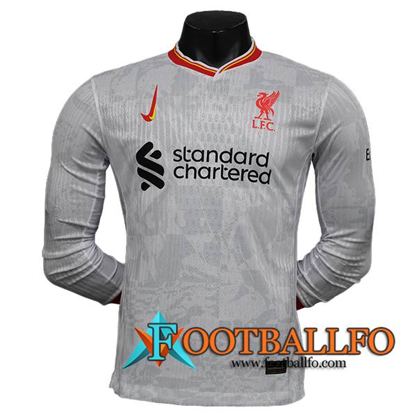 Camisetas De Futbol FC Liverpool Manga Largas Tercera 2024/2025