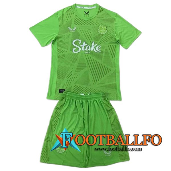 Camisetas De Futbol Everton Ninos Portero Verde 2024/2025