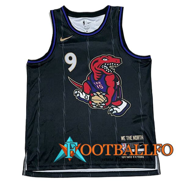 Camisetas Toronto Raptors (BARRETT #9) 2024/25 Negro