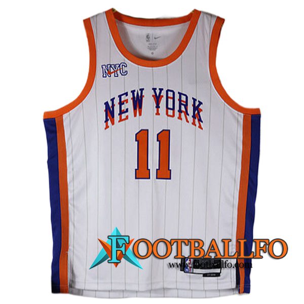 Camisetas New York Knicks (HARDEN #1) 2024/25 Blanco/Naranja