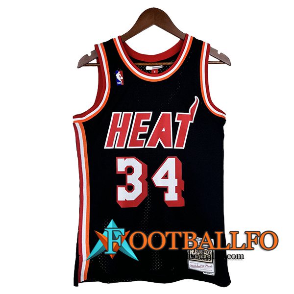 Camisetas Miami Heat (ALLEN #34) 2024/25 Negro/Rojo