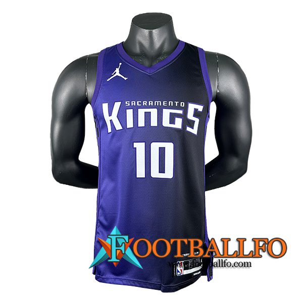 Camisetas Sacramento Kings (DEROZAN #10) 2024/25 Violeta/Negro