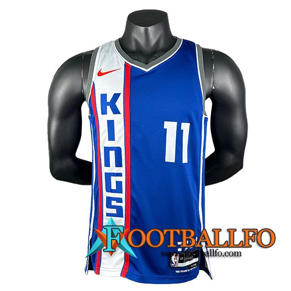 Camisetas Sacramento Kings (SABONIS #11) 2024/25 Azul/Blanco