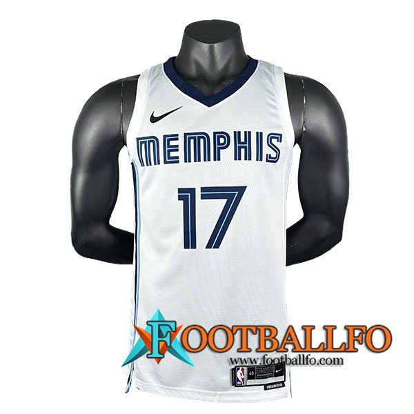 Camisetas Memphis Grizzlies (KAWAMURA #17) 2024/25 Blanco/Azul