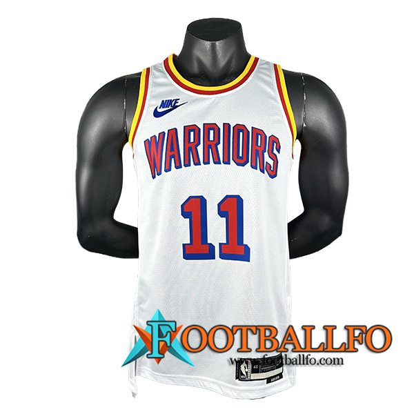 Camisetas Golden State Warriors (THOMPSON #11) 2024/25 Blanco/Rojo