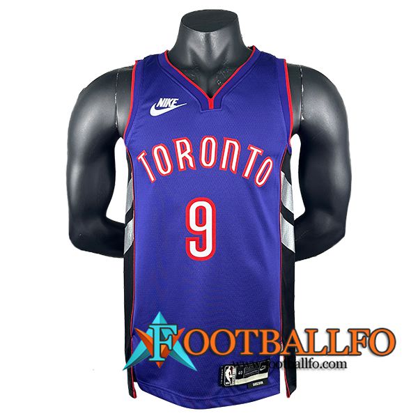 Camisetas Toronto Raptors (BARRETT #9) 2024/25 Violeta/Negro