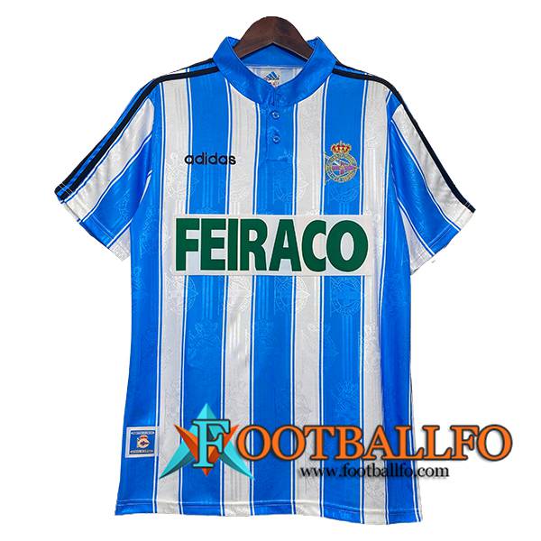 Camisetas De Futbol Deportivo La Coruna Retro Primera 1997/1998