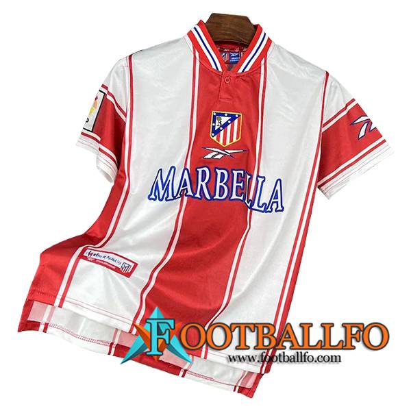 Camisetas De Futbol Atletico Madrid Retro Primera 1999/2000