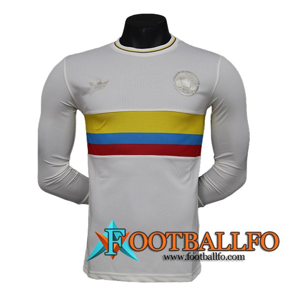 Camiseta Equipo Nacional Colombia Manga Largas 100th Anniversary Edition 2024/2025