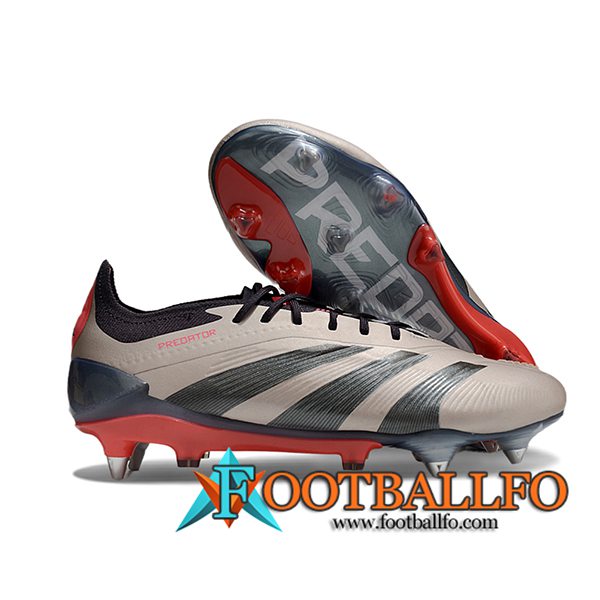 Adidas Botas De Fútbol Predator Elite FG Gris/Naranja -02