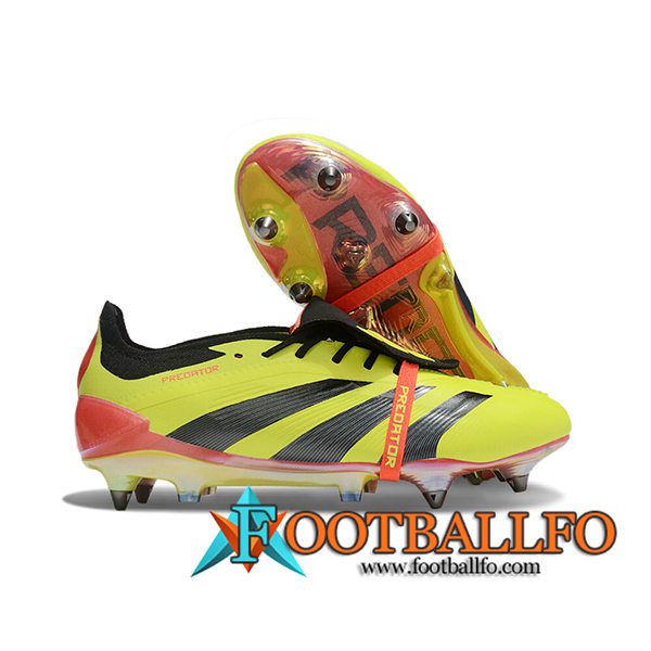 Adidas Botas De Fútbol Predator Elite Tongue SG Amarillo/Negro/Naranja