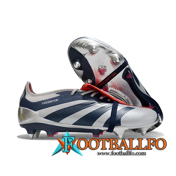 Adidas Botas De Fútbol Predator Elite Tongue SG Gris/Negro