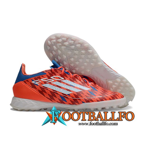 Adidas Botas De Fútbol F50 PRO TF Naranja/Azul