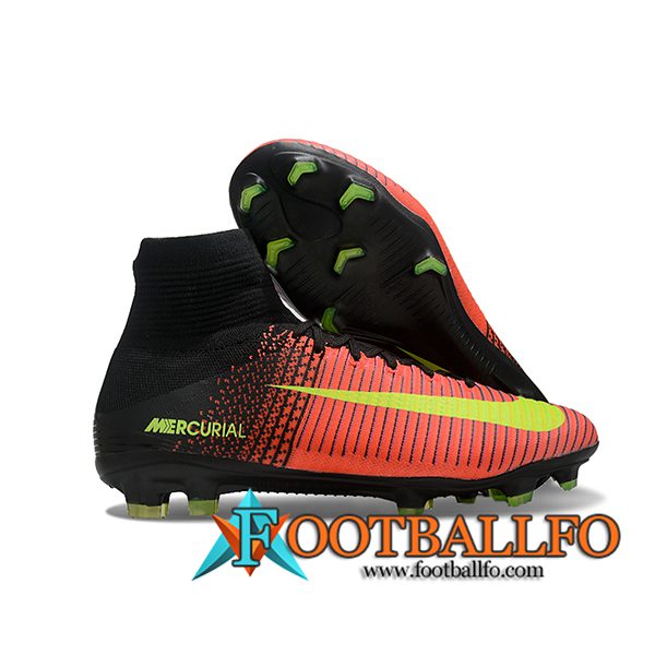 Nike Botas De Fútbol Zoom Superfly 5 Elite FG Naranja/Negro/Amarillo