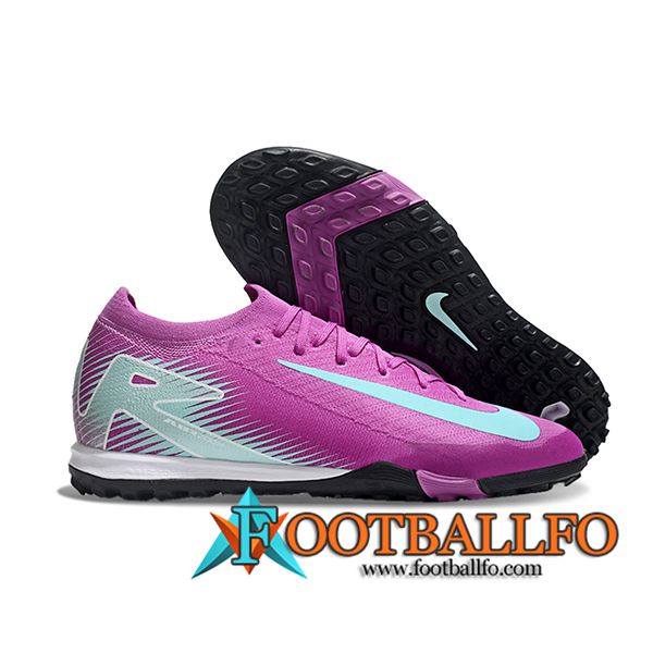 Nike Botas De Fútbol Air Zoom Mercurial Vapor XVI Elite TF Violeta/Azul