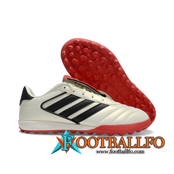 Copa Botas De Fútbol GLORO II TF Beige/Negro/Rojo