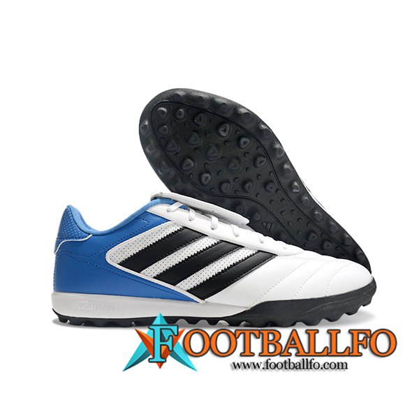 Copa Botas De Fútbol GLORO II TF Blanco/Azul/Negro