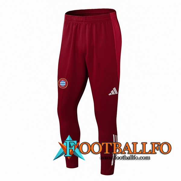 Pantalon Entrenamiento Bayern Munich Rojo 2024/2025 -02