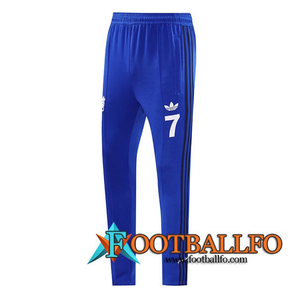 Pantalon Entrenamiento Manchester United Azul 2024/2025 -02