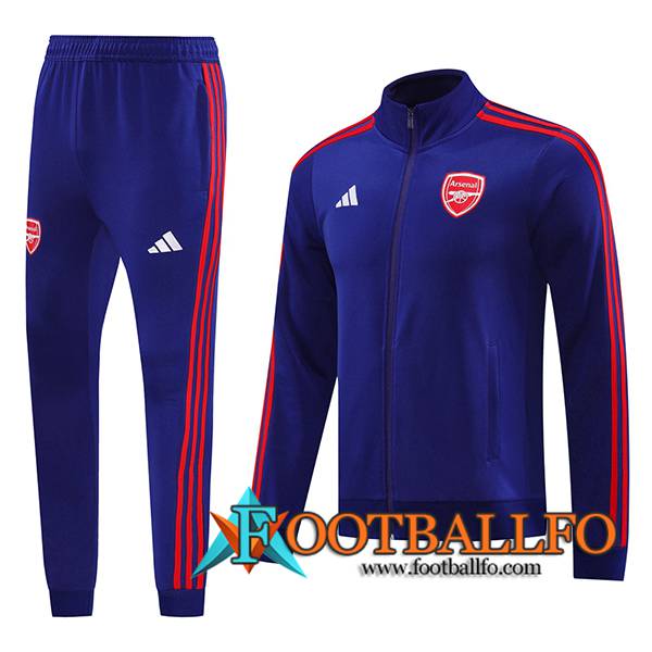 Chandal Equipos De Futbol Chaquetas Arsenal Azul/Rojo 2024/2025