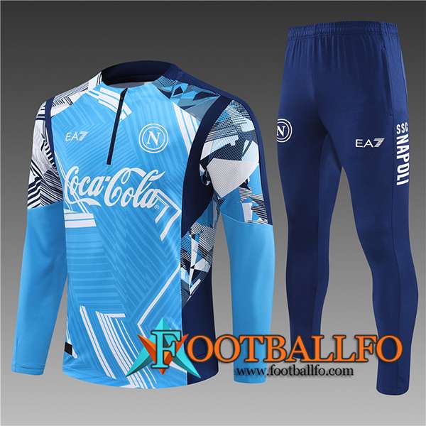 Chandal Equipos De Futbol SSC Napoli Ninos Azul 2024/2025